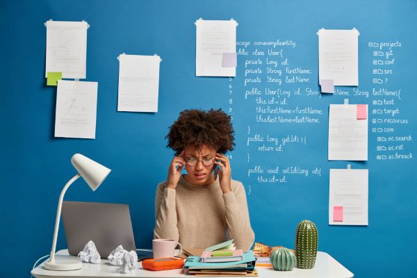 a lady worrying about how preparation becomes procrastination